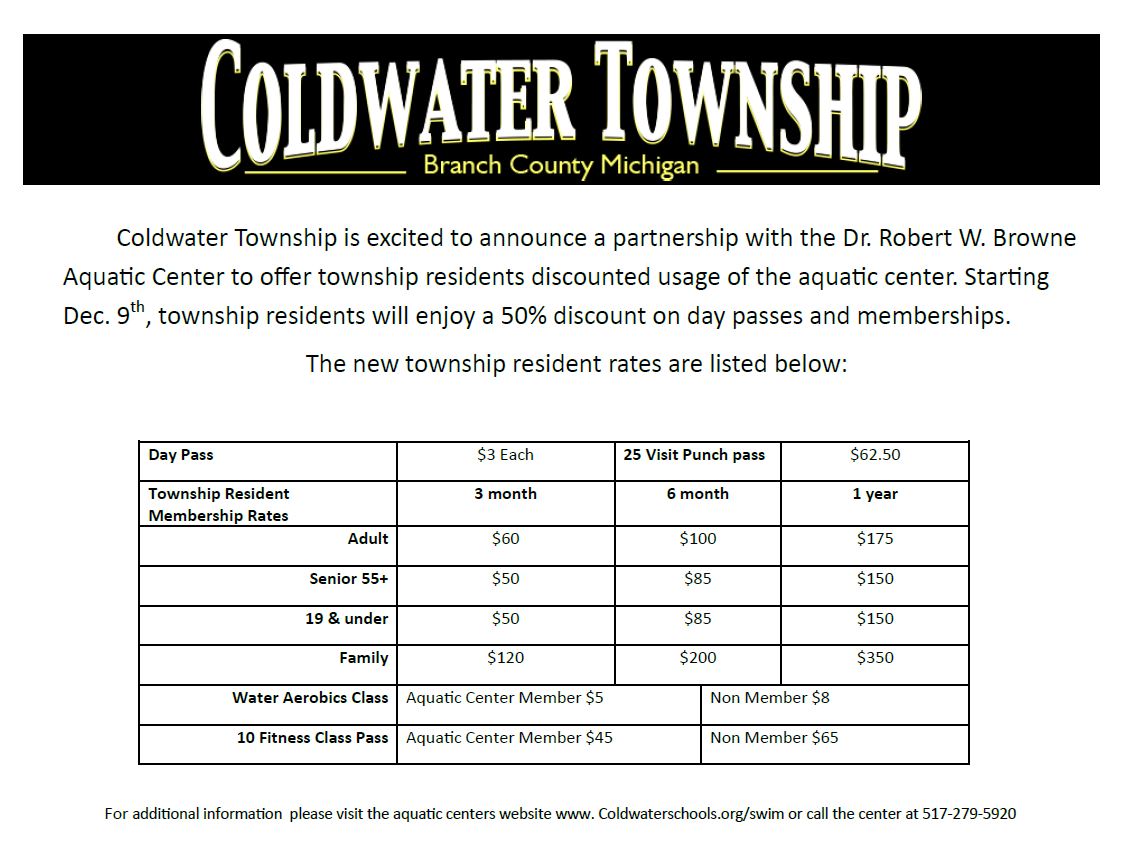 Aquatic-Center-Coldwater-Township-Rates